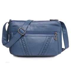 Fashion All-match Solid Color Messenger Bag High Capacity Womens Shoulder Bags