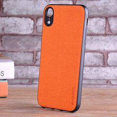 Case for iPhone X XR XS max coque Luxury textile Leather skin soft TPU hard PC phone cover for iPhone X XR XS case funda capa