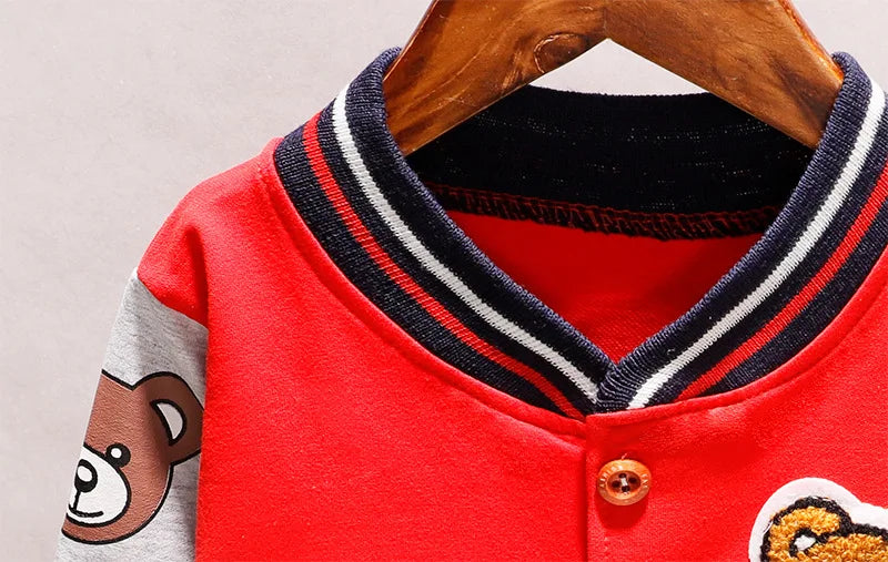 Baby Girls Boys Clothes Children Cotton Cartoon Jacket Toddler Fashion Sports