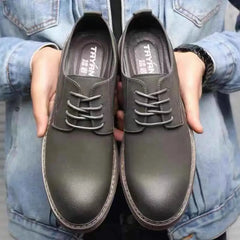 Men Oxfords Shoes British Style Men Genuine Leather Business Formal Shoes