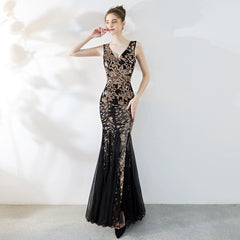 Homecoming Dresses: Banquet Party Elegant Long Fishtail Evening Gown