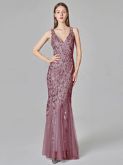 Homecoming Dresses: Silver Gray Elegant Fashion Evening Dresses