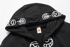 Fashion Trend Ladies Punk Moon Pattern Printing Long-sleeved Cardigan Sweater