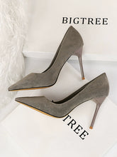 Internet Celebrity Maiden Pointed Toe Large-Size High Heels