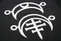 Fashion Trend Ladies Punk Moon Pattern Printing Long-sleeved Cardigan Sweater