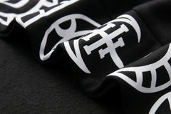 Fashion Trend Ladies Punk Moon Pattern Printing Long-sleeved Cardigan Sweater