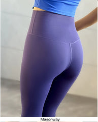 Masonway Seamless Women's Brushed Peach Yoga Pants