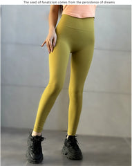 Masonway Seamless Women's Brushed Peach Yoga Pants