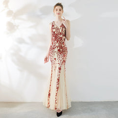 Homecoming Dresses: Banquet Party Elegant Long Fishtail Evening Gown