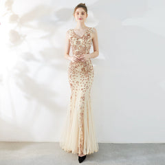 Homecoming Dresses: Banquet Party Elegant Long Fishtail Evening Gown