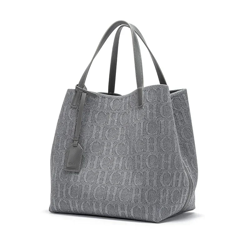 Ladies Shoulder Bag Fashion Classic Pure Color Outer Large Capacity