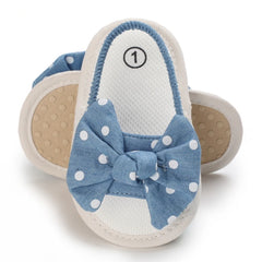 Baby Girls Bow Knot Sandals Summer Soft Sole Flat Princess Dress Shoes