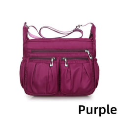 Casual Women Shoulder Messenger Bag Oxford Waterproof Zipper Handbags