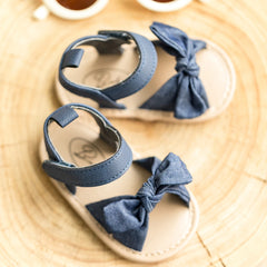 Summer Baby Shoes Boys Girls Garden Sandals Color Bowknot Rubber