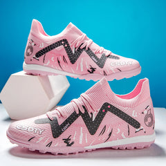 Men Soccer Shoes Football Boots Adult Anti-Slippery Futsal Cleats Sport