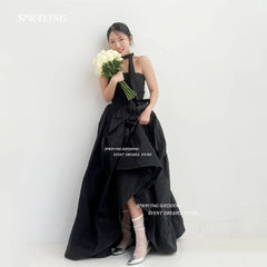 White Bridesmaid Dresses: A Line Wedding Dress Taffeta Remove Sleeve Strapless