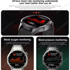 2025 New GPS NFC GT5 Pro Smart Watch Men HD AMOLED Screen Heart rate Bluetooth Call IP68 Waterproof Man Smartwatch Holiday Gifts
