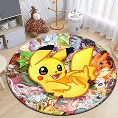 Pokemon Pikachu cute Printed Printed Carpet,rugs for bedroom,Living room floor mat