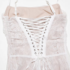 Evening Dresses: Ivory Lace Prom Dress 2 Pieces Set Wrap Party