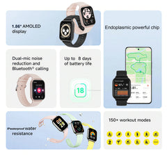 Watch 5 Global Version 2.0" 60Hz AMOLED Screen Built-in GNSS Bluetooth Call 150+ Sports Modes7Days Battery Life For Xiaomi Redmi