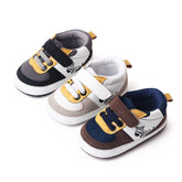 Baby Sneaker Casual Pre Walking Shoes Soft PU and Mesh Breathable Anti-slip Cute