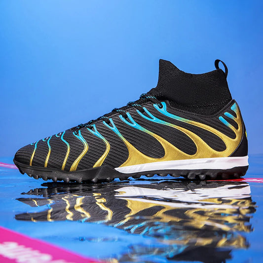 Soccer Cleats Men Sneakers Soccer Shoes Breathable Adult Kids TF/FG Football Boots