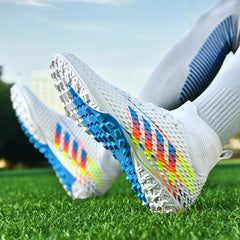 Men's Sneakers Soccer Shoes Football Boots Cleats Breathable Training Match