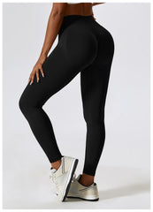 Sport Pants Tights Seamless Fitness Leggings Women Clothing High Waist Scrunch