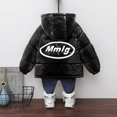 Boys Down Coats Winter Children Thick Velvet Jackets Parkas Clothes For Baby