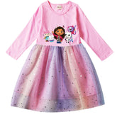 Dress Kids Gaby Chat Clothes Baby Girls Long Sleeve Casual Dresses