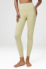 Women Yoga Pants Naked Feeling High Stretch Nylon High Waist Leggings Push Up