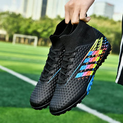 Men's Sneakers Soccer Shoes Football Boots Cleats Breathable Training Match