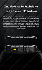 LAXASFIT 2025 New Military Smart Watch Men Outdoor Sports Fitness Tracker Health Monitoring 2.01Inch Bluetooth Calls Smartwatch