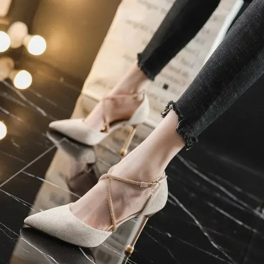 fashion summer women Stiletto High Heels pumps Ladies Pointed Toe Shallow