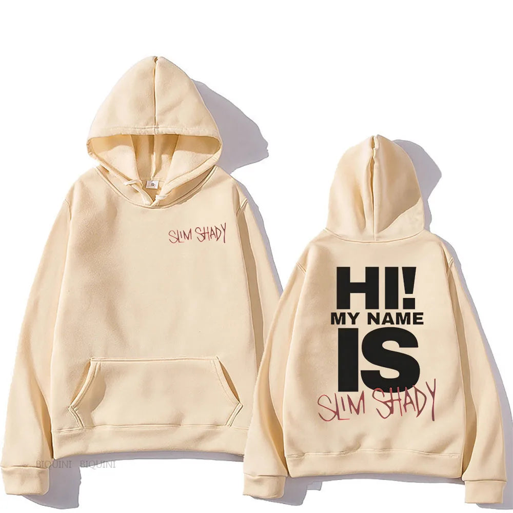 Eminem Slim Shady Hoodies Sudaderas Con Capucha Long Sleeve Men Women