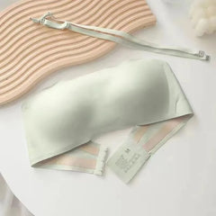 Women Tube Strapless Bra Chest Wrap Bandeau Seamless Breathable Underwear