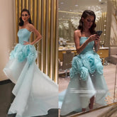 Homecoming Dresses: Ball Gown Prom Dresses Flower Organza Formal Party Gowns