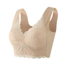 Seamless Large Size Underwear Women's Small Breasts Gather No Steel