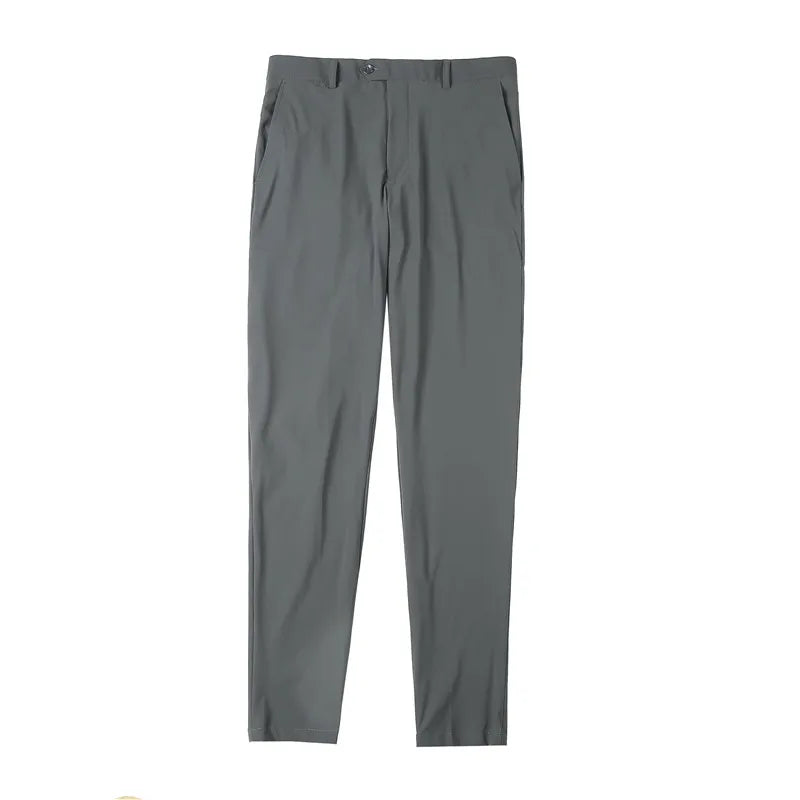 Men Pants Summer Thin Fashion Casual Suit Pants Men's Business Formal Straight