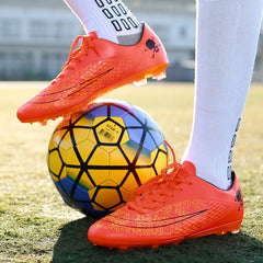 Men's Soccer Shoes Kids Children Low Top Futsal Society Training Football Boots