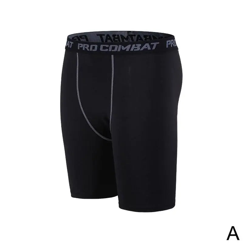 Men Bodybuilding Shorts Sports Fitness Workout Elastic Compression Tights Leggins