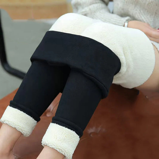 Women Winter Thicken Leggings Warm Fleece Pants Female Thermal Leggins