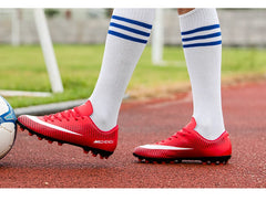 Soccer Shoes Football Boots Hight Quality Outdoor Training Cleats Turf Ankle