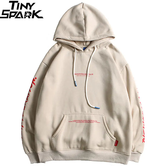 Hoodie Sweatshirt Retro Painting Print Harajuku Hooded Pullover Hoodies Winter