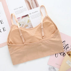 Sports Bra with removable cups Seamless Comfortable Wireless Bra For Women