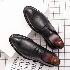 2024 Spring Gentleman Oxfords Leather Shoes Luxury Goods Men Shoes Fashion