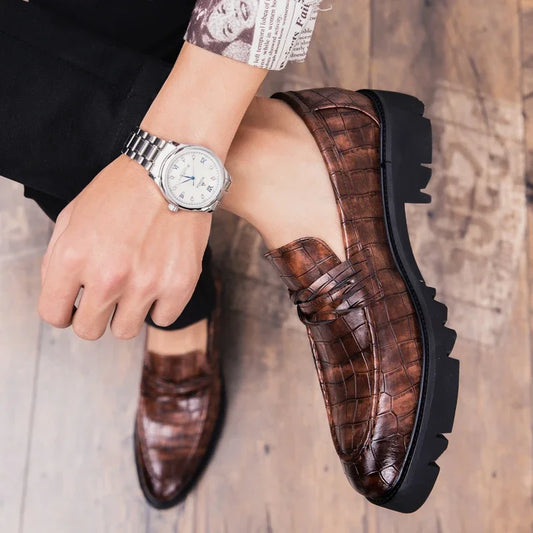 Men Leather Shoes outdoor Casual Formal Business Men's Shoes