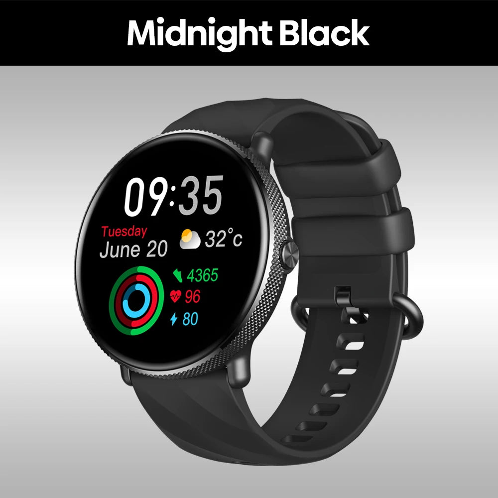 Zeblaze GTR 3 Pro AMOLED Display Make/Answer Phone Calls Smart Watch 316L Stainless Steel Fitness Smartwatch For Men Women
