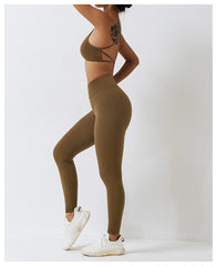 Seamless Yoga Set Workout Sportswear Gym Clothing 2Pcs Sport Sets Women