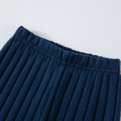 2025 Boys Autumn Winter Long Sleeve sweater suits Solid Color Block Pants Set Kids Outfit Casual Comfortable Clothing